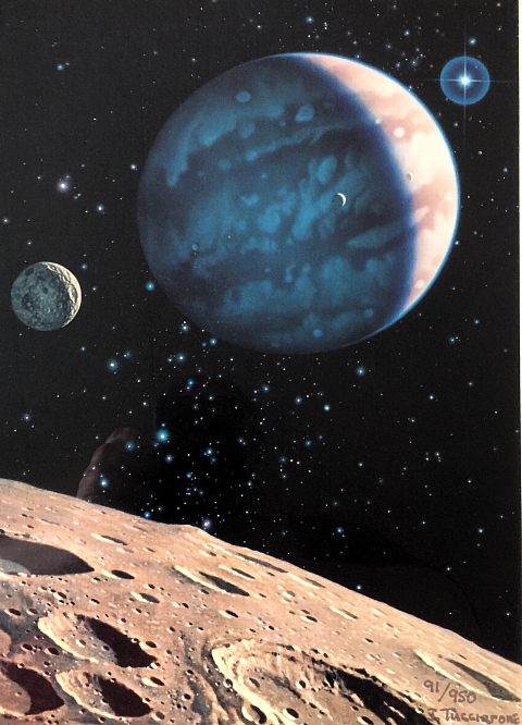 Framed and numbered print "Barnard's Planet" (91 of 950) by J. Tucciatore Framed and numbered print "Barnard's Planet" (91 of 950) by J. Tucciatore