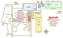 Indianapolis Marriott East Floor Layout
(click for full size image)